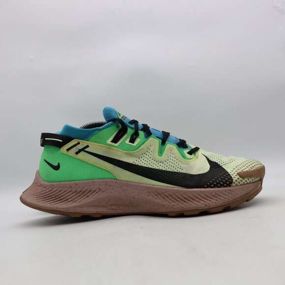 Nike Pegasus Trail 2 Men's US Size 11.5 Running Barely Volt Sneakers CK4305-700 - Picture 1 of 10